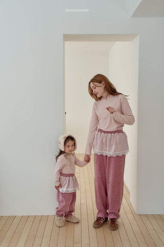 momoann satin jogger pants (kids & adult )