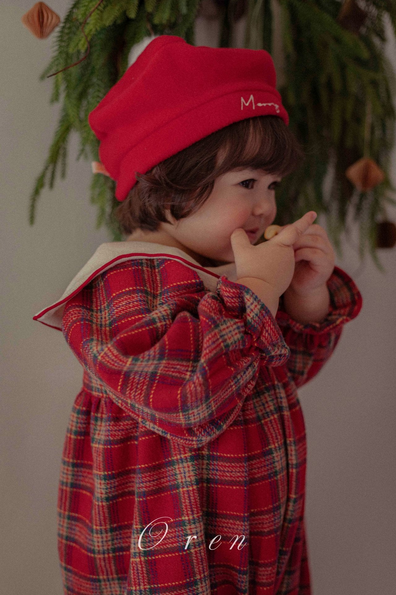 OREN eve check all in one suit (75-90cm)