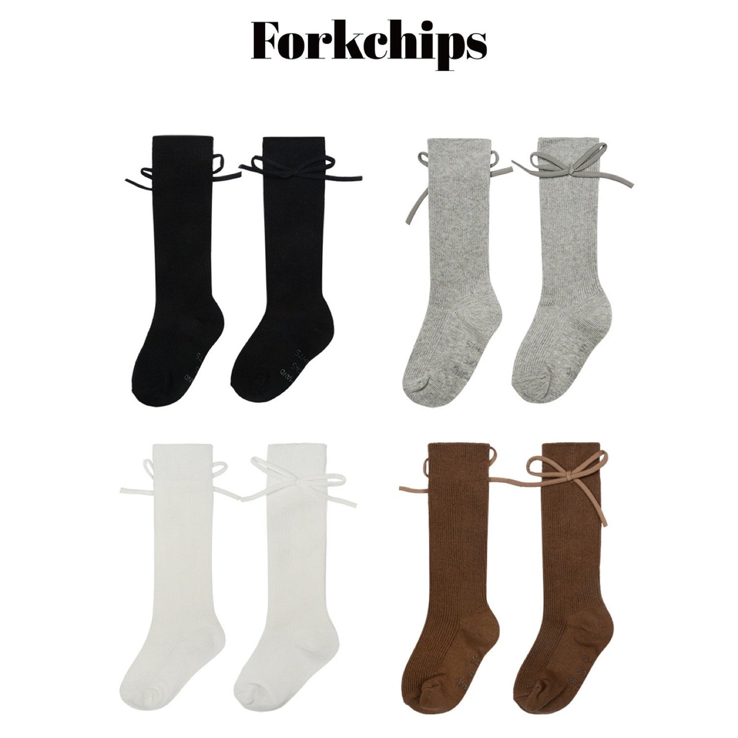 FORKCHIPS pure knee socks