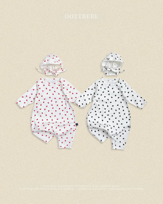 oottbebe petit heart suits SET (0-12m)