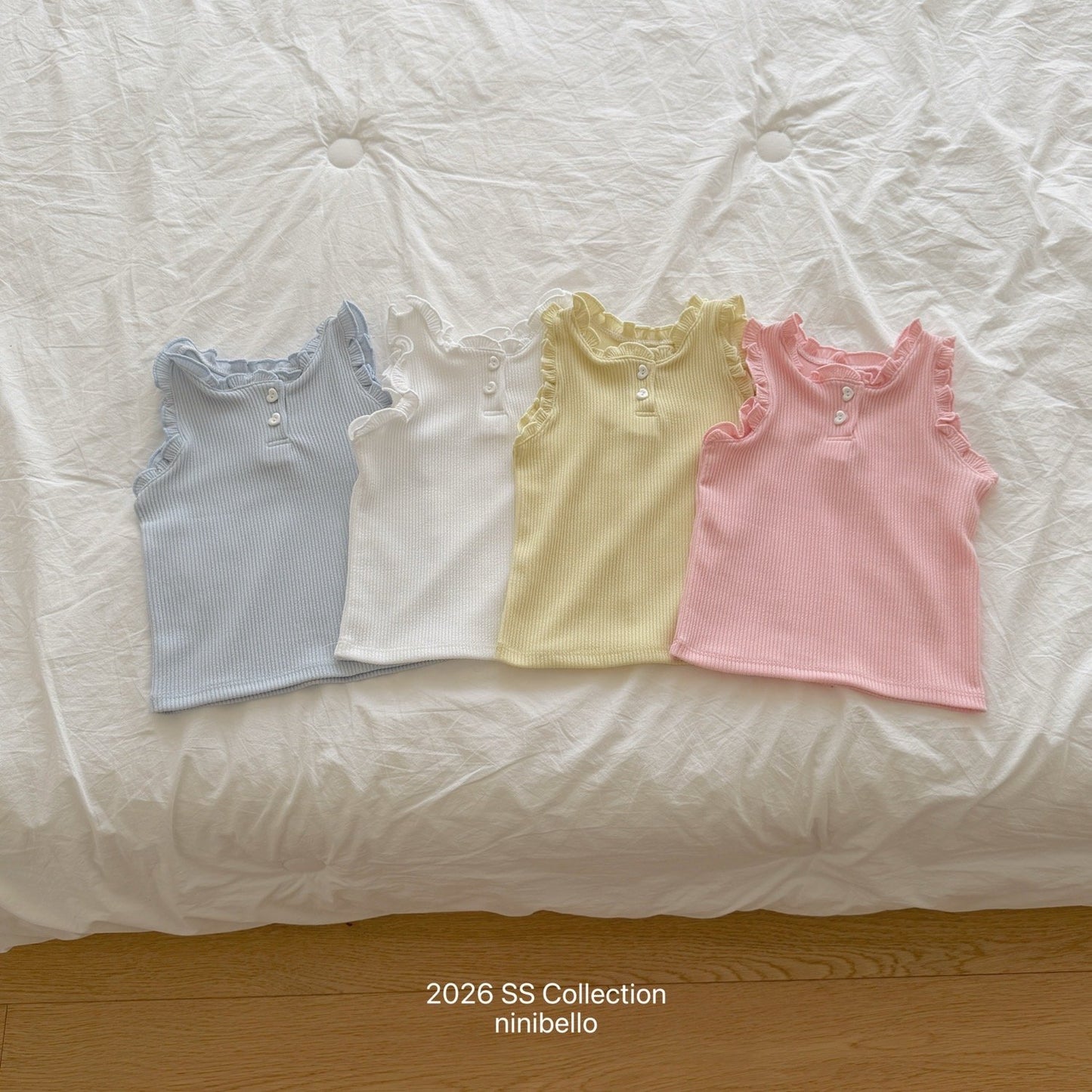 ninibello romi frill sleeveless top (80-130cm)