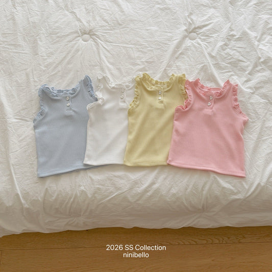 ninibello romi frill sleeveless top (80-130cm)
