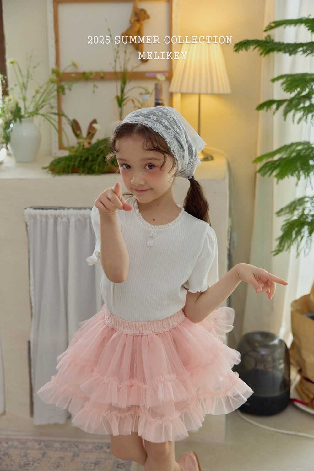 melikey ribbon button t (80-140cm)