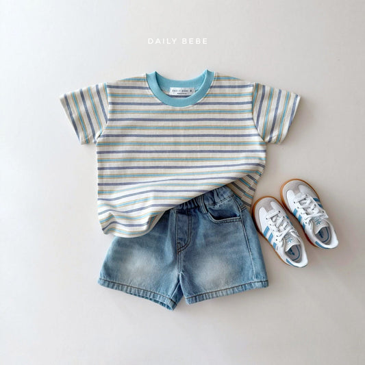 Dailybebe 圓領條紋Tee (75-140cm)