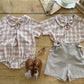 OREN elijah check color matching set up (75-100cm)
