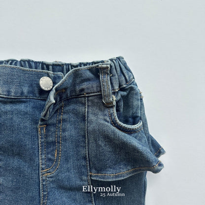 ELLYMOLLY lara frill bootcut denim (90-145cm)
