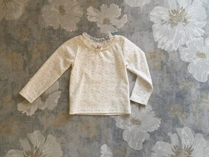 aiai small flower lace tee (95-140cm)