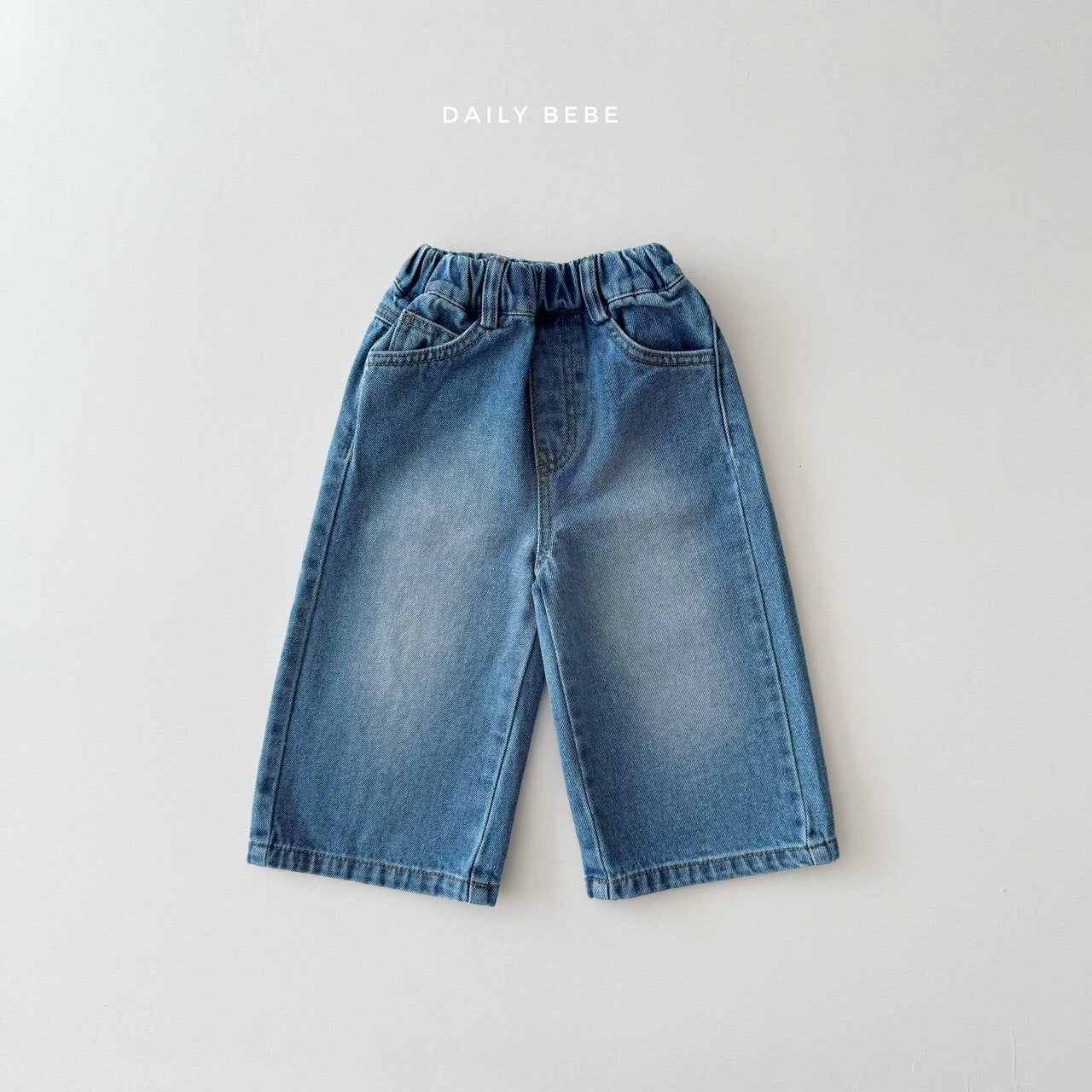 DAILYBEBE wide denim pants (75-145cm)