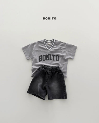 Bonito bonito mesh tee (~80-140cm)