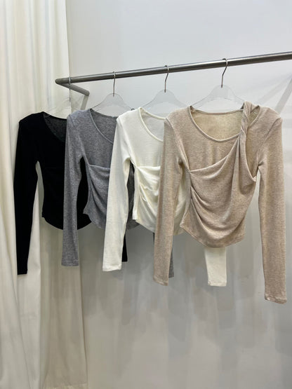 假兩件扭結top *共4色