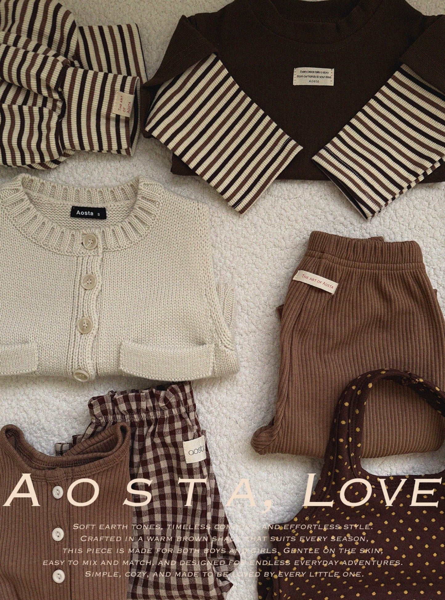 Aosta knit cookie vest (~70-115cm)