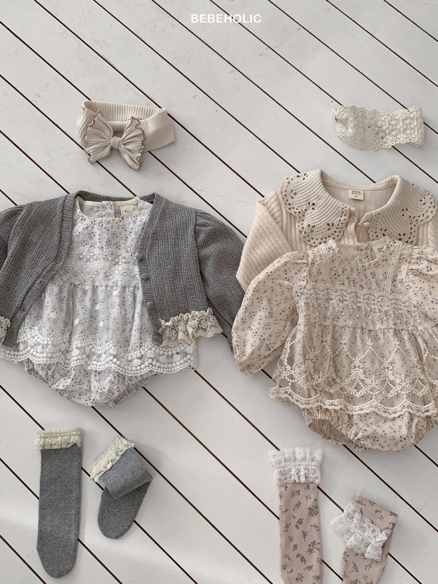 bebeholic rita lace suit (3-18m)