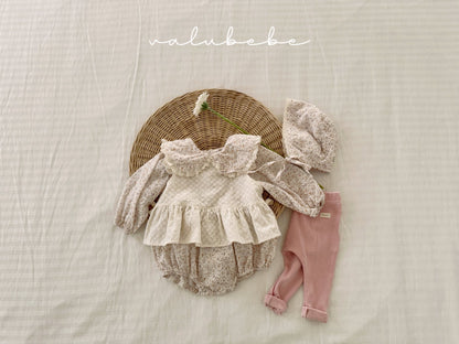 valubebe grand flower collar suit (6-18m)