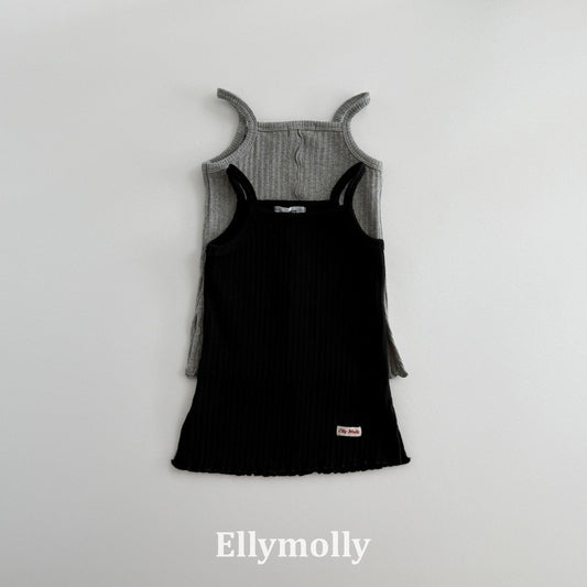 ELLYMOLLY dudu rib layer camisole (90-145cm)