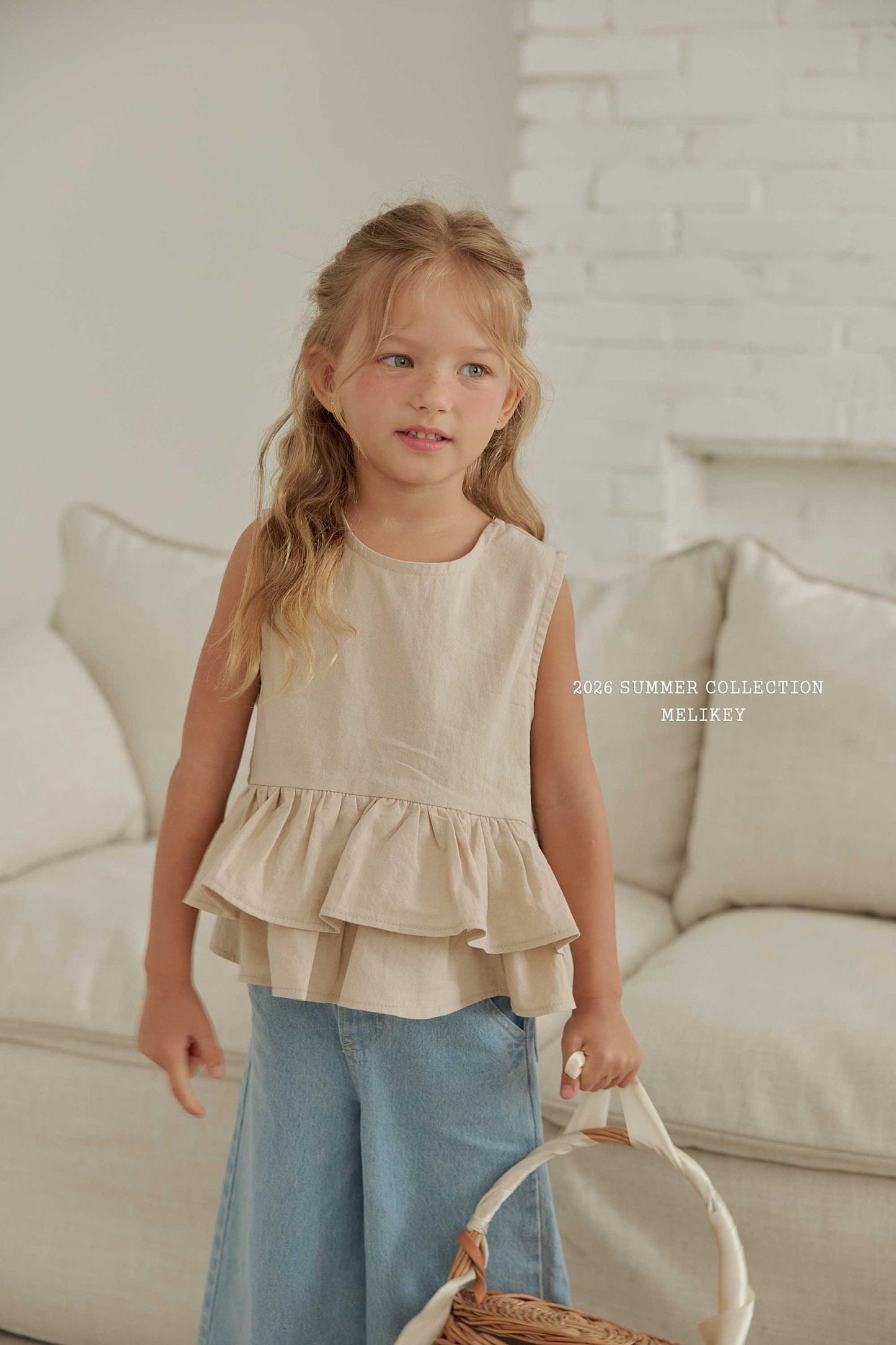 melikey ribbon cancan sleeveless bl (~80-140cm)