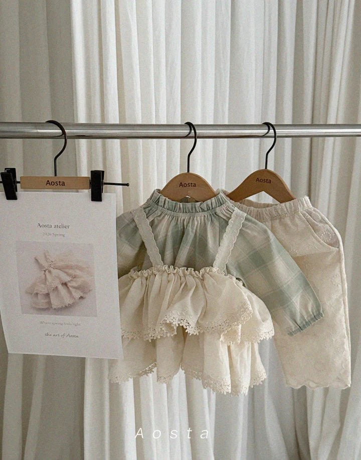 Aosta Lace Tiered Blouse