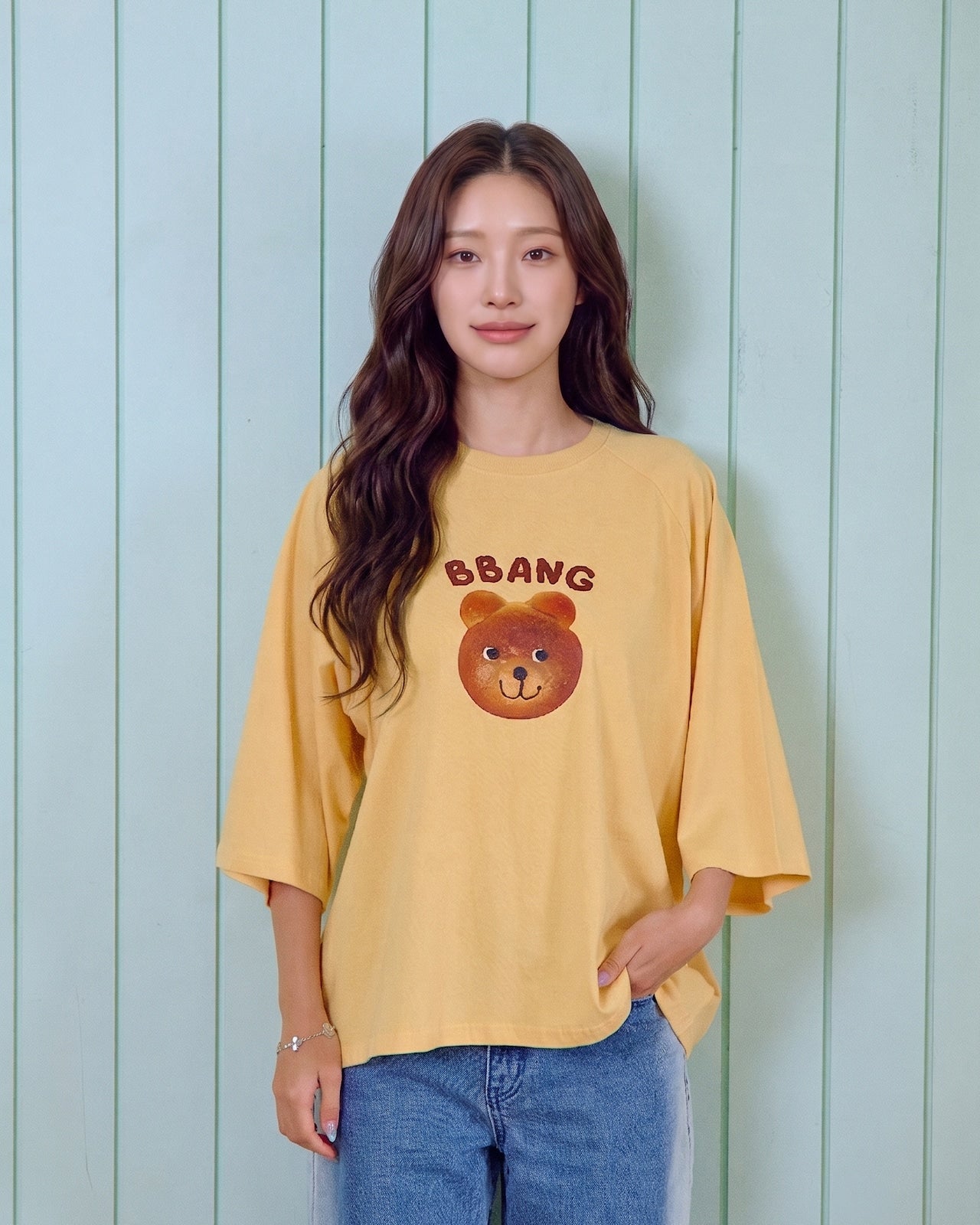 oottbebe cute bear raglan T (adult)