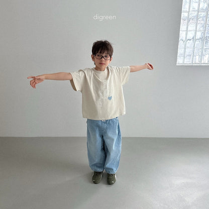 digreen love share t-shirt (90–130cm)