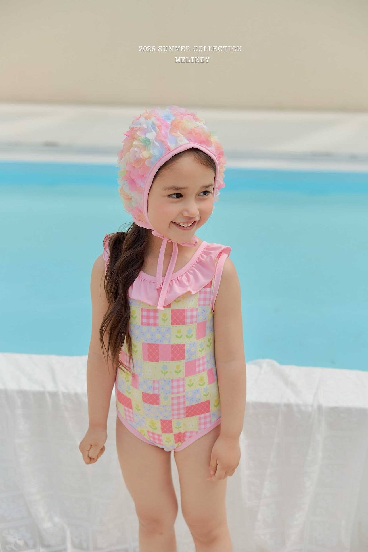melikey garden frill swimsuit (85-135cm)