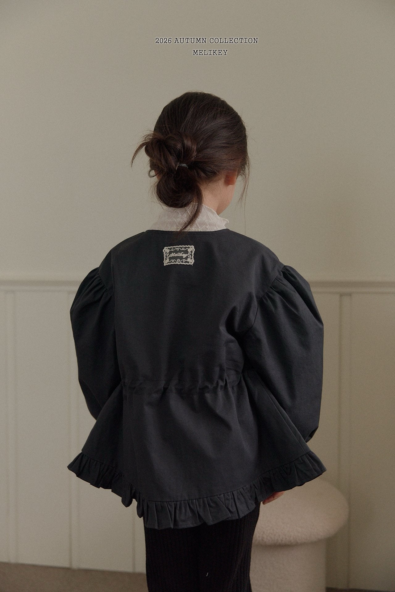 melikey momo frill trench coat (~80-140cm)