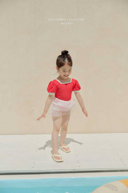 melikey mini dot swimsuit (85-135cm)