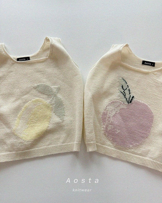 Aosta knit fruit vest (~80-115cm)
