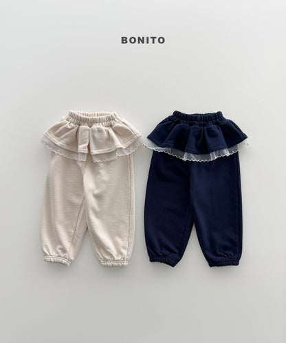 bonito frill jogger pants (~80-140cm)