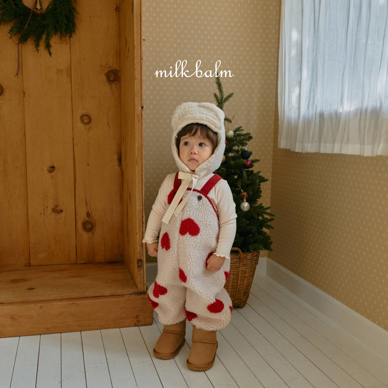 milkbalm cotton candy overalls (3-18m)