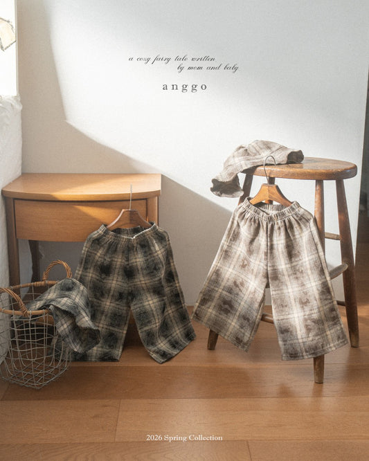 anggo chex pants (80-120cm)