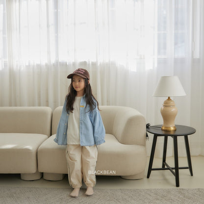 blackbean martin blue shirt(kids)