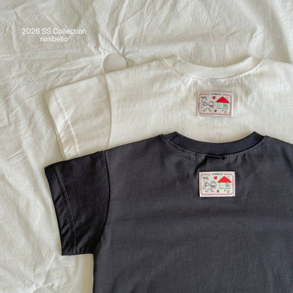 ninibello sweet home short sleeve tee (80-130cm)