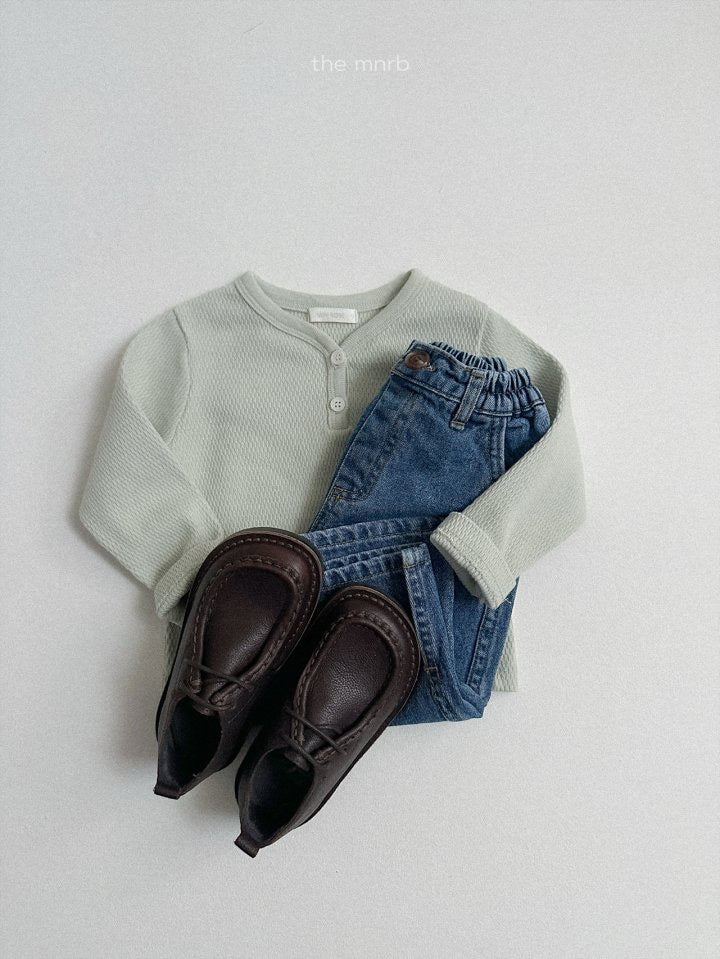 minirobe Waffle button T (70-110cm)