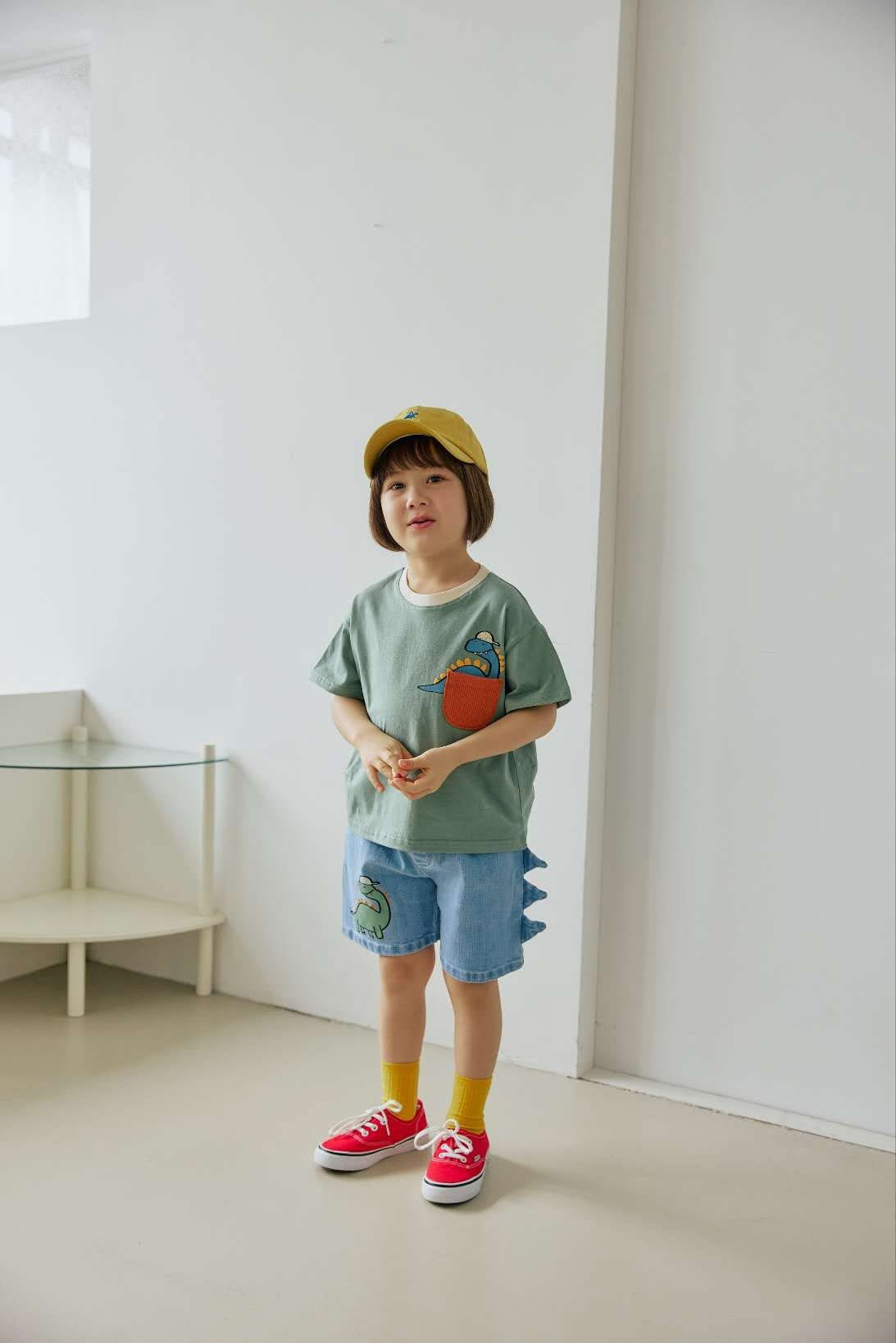 Orangemom 恐龍口袋tee (95-140cm)