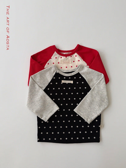 Aosta dot raglan t (~70-115cm)