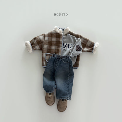 Bonito checked rappa dumbledore jacket (~80-140cm)