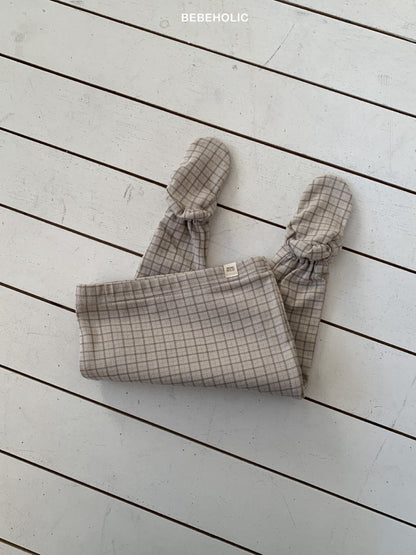 bebeholic check footed leggings (3-18m)