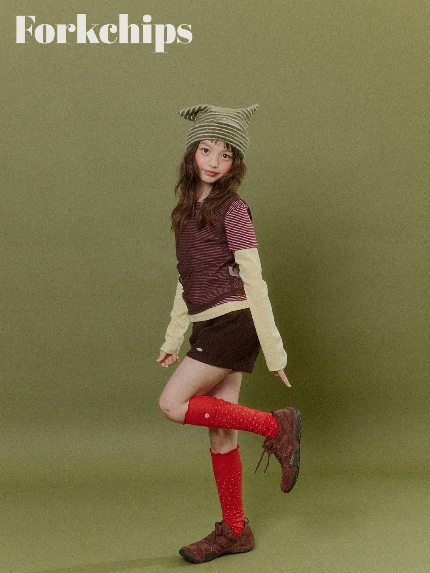 FORKCHIPS woolly knit short pants (95-160cm)