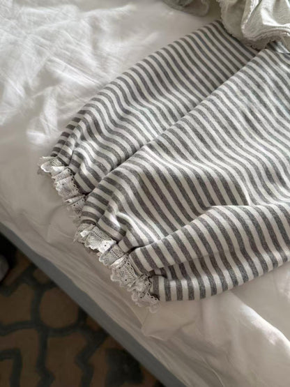 aiai border jogger pants (95–140cm)