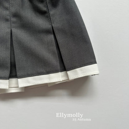 ELLYMOLLY shushu color skirt (90-145cm)