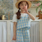 melikey bread and check shorts (80-140cm)