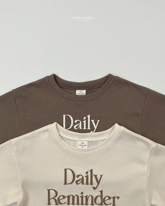 HAROHARO daily crop tee (85-140cm)