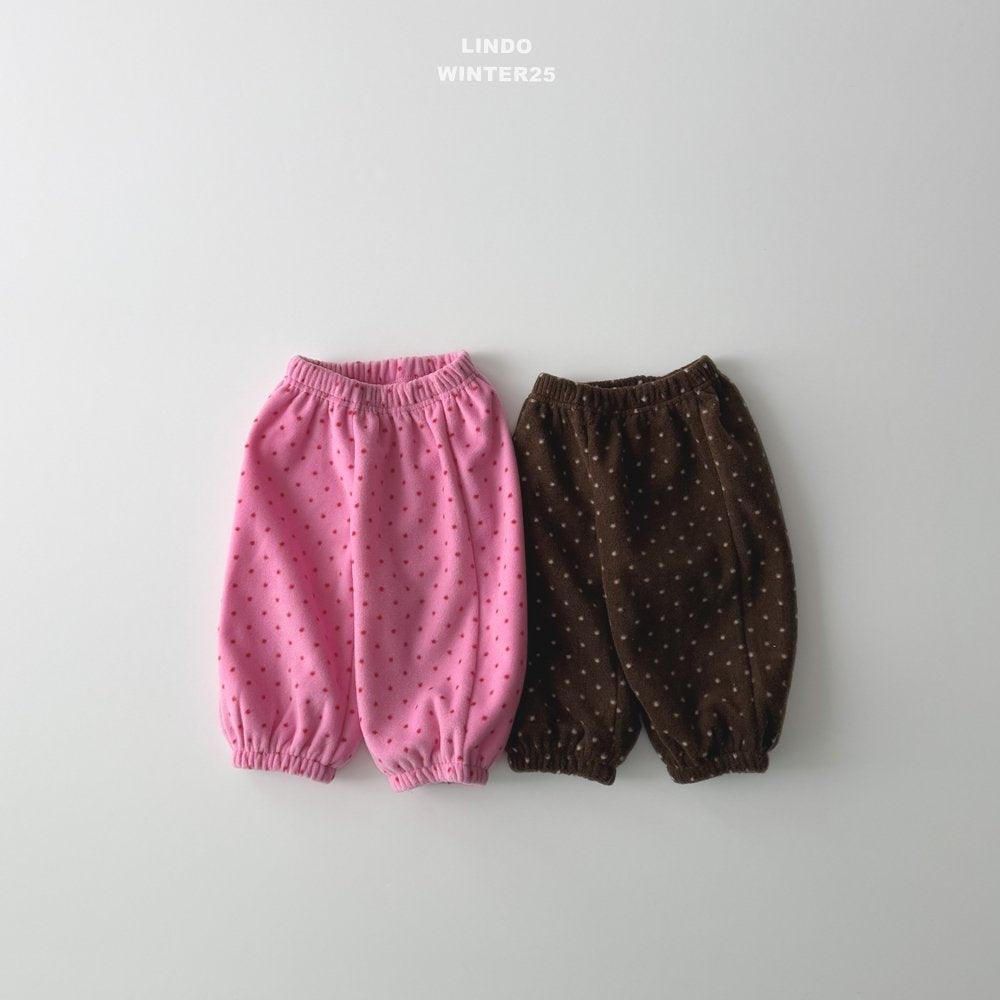 LINDO dot jogger pants (80-125cm)