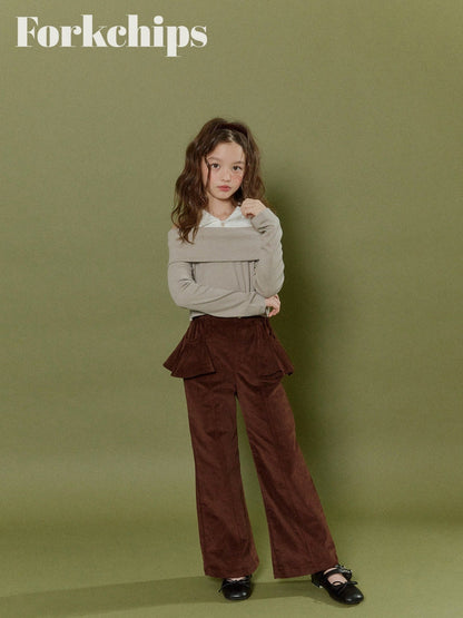 FORKCHIPS muffin flare pants (95-160cm)