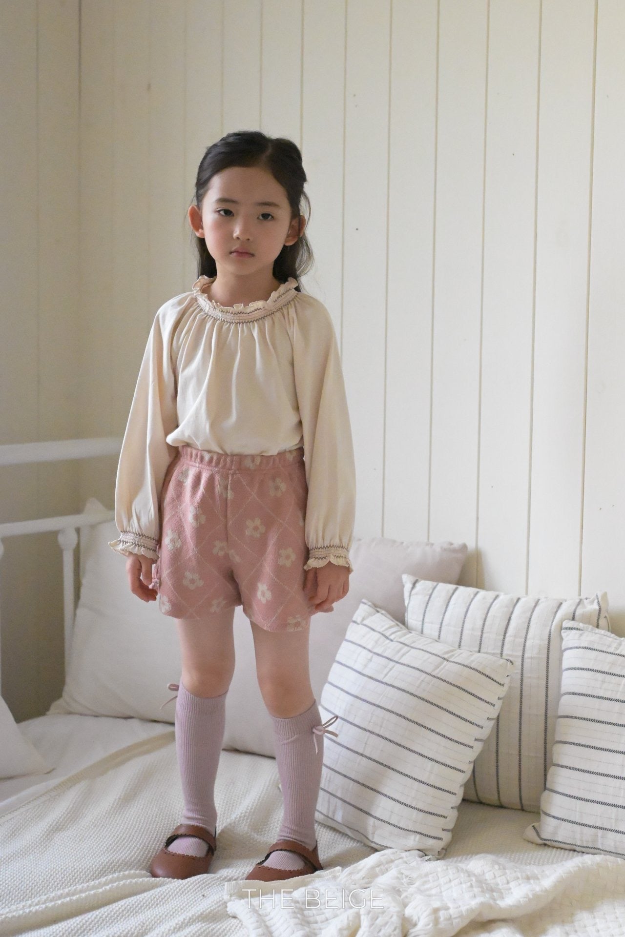 the beige knit pants (80-120cm)