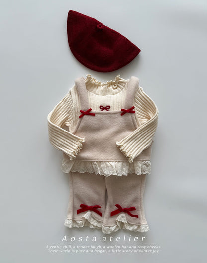 Aosta winter ribbon vest (~70-115cm)