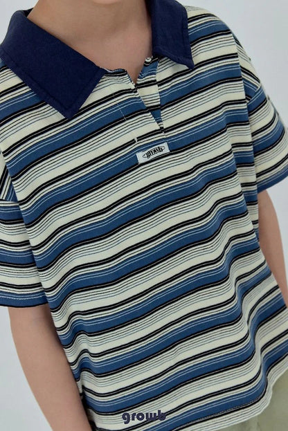 Growb Track Collar Tee (90-155cm)