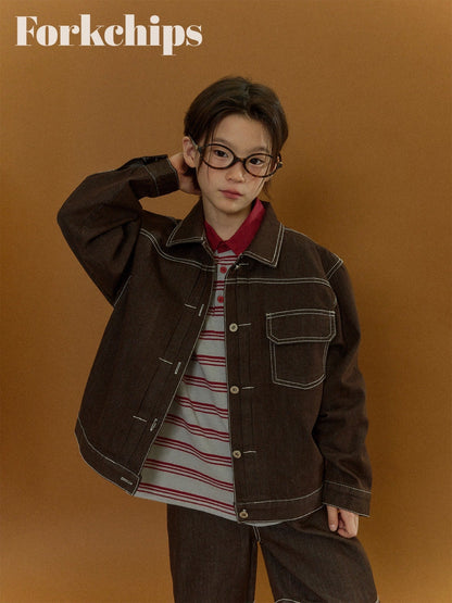 FORKCHIPS union denim jacket (95-160cm)