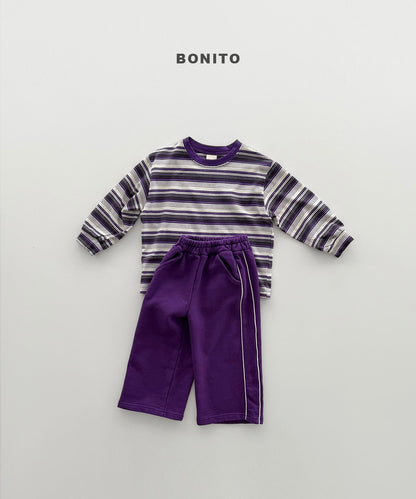 bonito track st shibori tee (~80-140cm)