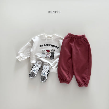 bonito soft terry jogger pants (~80-140cm)