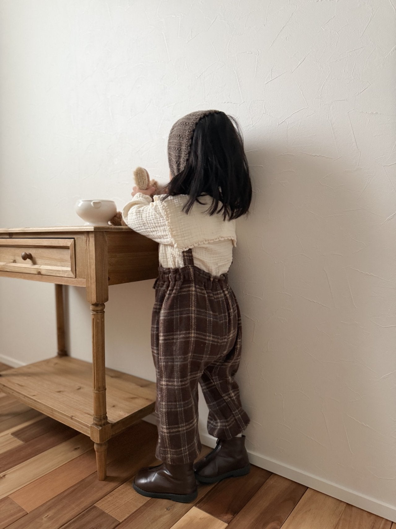 mimi market neko suspender pants (70-85cm)